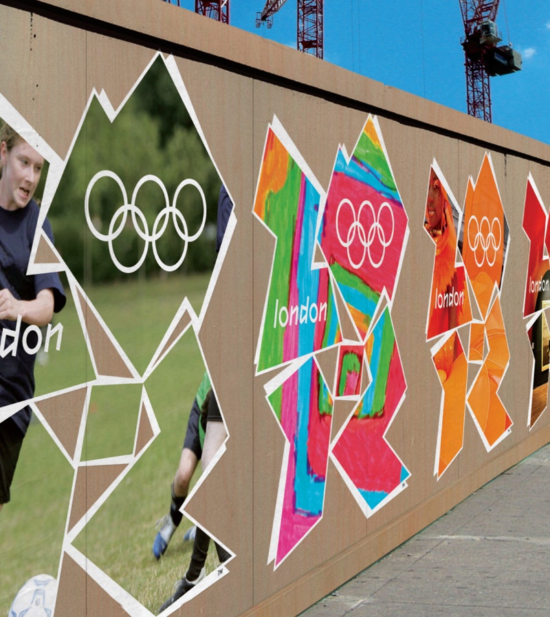 Multiple uses of the London 2012 logo