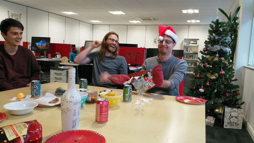 Pass the parcel with oven mitts